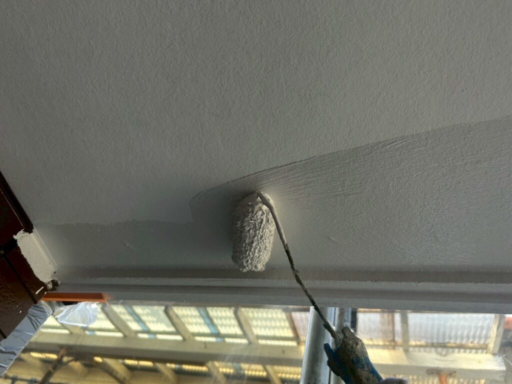 軒天仕上げ１回目